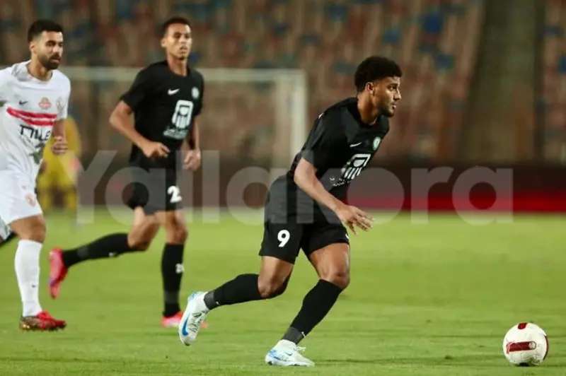 أسامة فيصل يسجل هدف البنك الأهلي الأول ضد الزمالك
